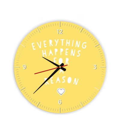 Ξύλινο ρολόι 19cm με φωτογραφία, σχέδιο ή το λογότυπο της επιλογής σου