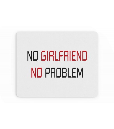 Mousepad δώρο για singles, "no girlfriend" 22x18cm,με δυνατότητα προσθήκης ονόματος